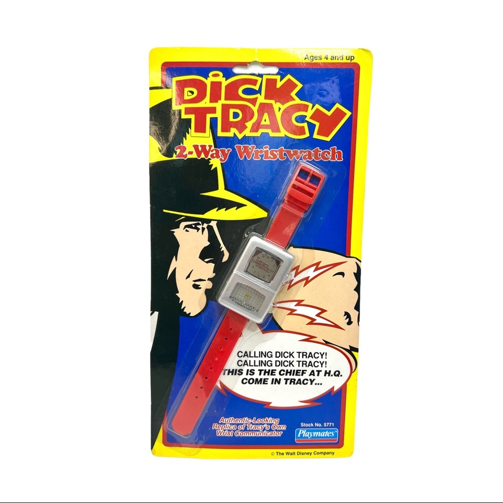 Vintage Dick Tracy Toy Watch Collectable In Package